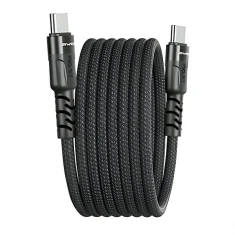 Кабель AWEI CL-166T USB-C на USB-C магнитный Black (6954284008686)