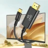 Кабель AWEI CL-212T USB-C/HDMI 4K 30Hz Black (6954284009294)