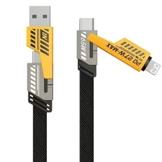 Кабель AWEI CL-226 2в1 USB-C/Lightning Black (6954284011617)