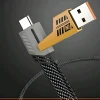 Кабель AWEI CL-226 2в1 USB-C/Lightning Black (6954284011617)