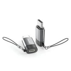 Адаптер AWEI A12 Lightning/USB-C Grey (6954284011921)