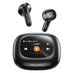 Навушники AWEI TP97 TWS Bluetooth 5.4 з док-станцією Black (6954284012942)