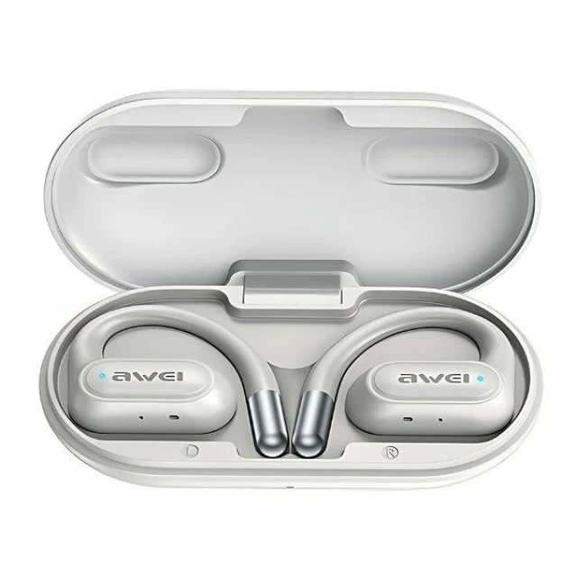 Навушники AWEI T93 Bluetooth 5.4 OWS з док-станцією Black (6954284012867)