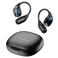 Навушники AWEI TZ12 Bluetooth 5.4 з док-станцією Black (6954284013871)