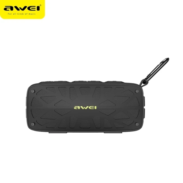 Колонка AWEI Y668 Bluetooth 5.0 20W з Power Bank Black (5901924983224)
