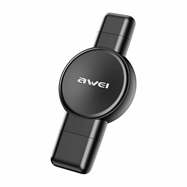 Зарядний пристрій Awei W26 для Apple Watch/Samsung Galaxy Watch Black (6954284021517)