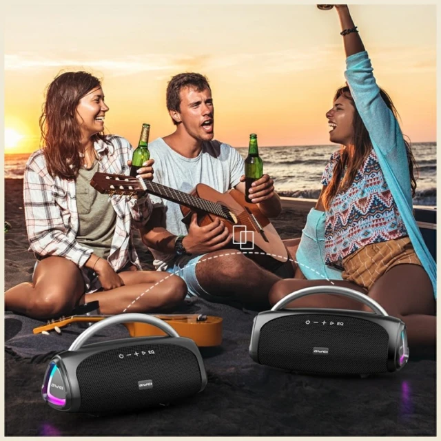 Бездротова колонка AWEI KA39 100W Bluetooth 5.3 Black (6954284023825)