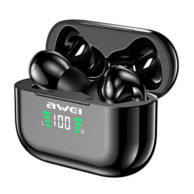Бездротові навушники AWEI T29P TWS Black (6954284030250)