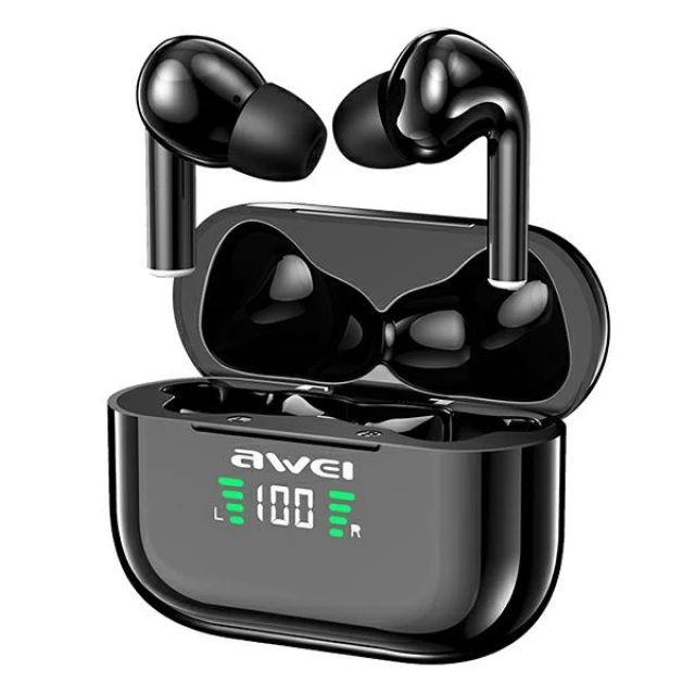Бездротові навушники AWEI T29P TWS Black (6954284030250)