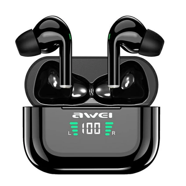 Бездротові навушники AWEI T29P TWS Black (6954284030250)