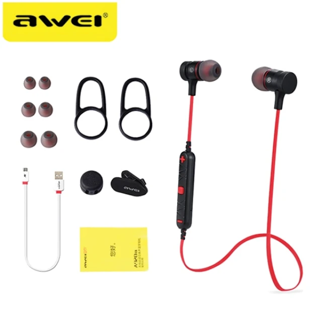 Навушники AWEI A920BL Bluetooth магнітні Black (B920BL)
