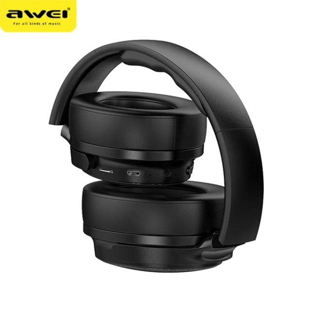 Наушники AWEI A780BL накладные Bluetooth Black (6954284054225)