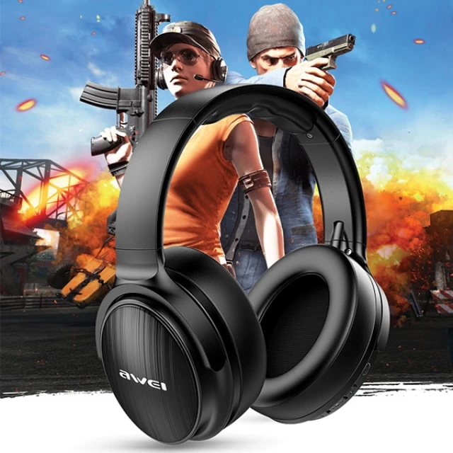 Наушники AWEI A780BL накладные Bluetooth Black (6954284054225)