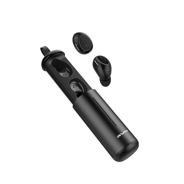 Бездротові навушники AWEI T55 TWS Black (6954284056663)