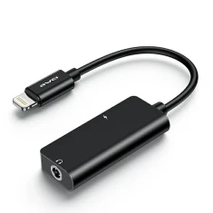 Адаптер AWEI CL-121 Lightning-Lightning/Jack 3.5 2в1 Black (6954284096652)