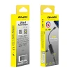 Адаптер AWEI CL-121 Lightning-Lightning/Jack 3.5 2в1 Black (6954284096652)