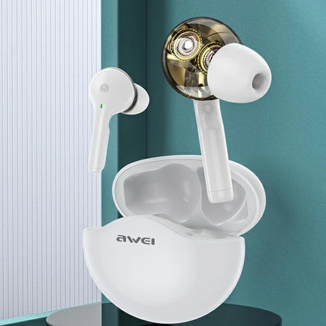Навушники Awei T12 TWS White (8954284097888)