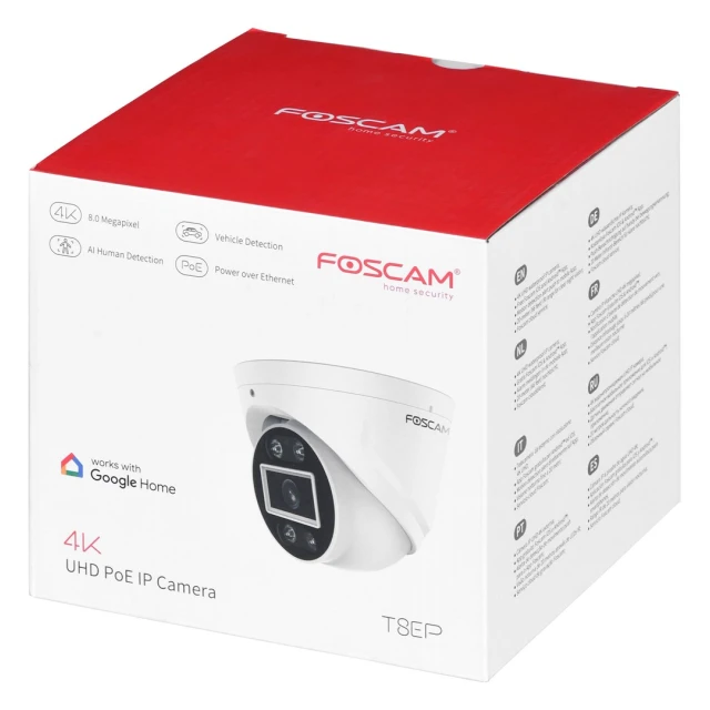 IP-камера FOSCAM T8EP 8MP (6954836016350)