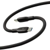 Кабель Motorola Silicone USB-C to USB-C 2m 100W Black (119MOTOUSBC2MBK)