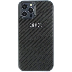 Чехол Audi Carbon Fiber для iPhone 12 | 12 Pro Black (AU-TPUPCIP12P-R8/D2-BK)