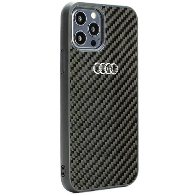 Чехол Audi Carbon Fiber для iPhone 12 | 12 Pro Black (AU-TPUPCIP12P-R8/D2-BK)
