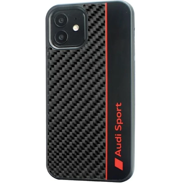 Чохол Audi Carbon Fiber Stripe для iPhone 11 | XR Black (AUS-TPUPCIP11-R8/D1-BK)