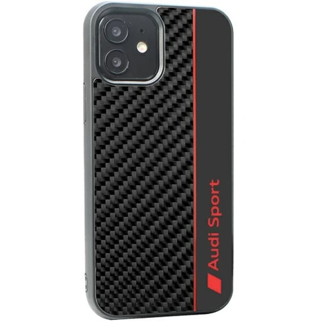 Чохол Audi Carbon Fiber Stripe для iPhone 11 | XR Black (AUS-TPUPCIP11-R8/D1-BK)