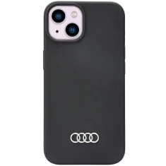 Чохол Audi Silicone Case для iPhone 14 | 13 Black (AU-LSRIP14-Q3/D1-BK)