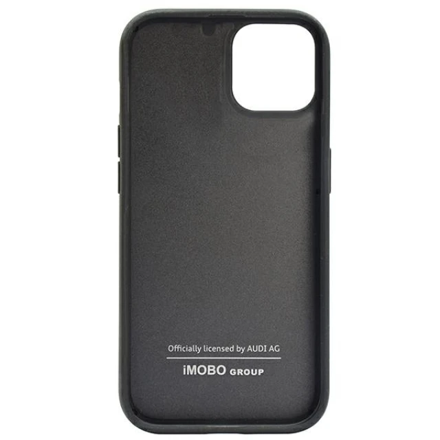 Чохол Audi Carbon Fiber Stripe для iPhone 14 | 13 Black (AUS-TPUPCIP14-R8/D1-BK)