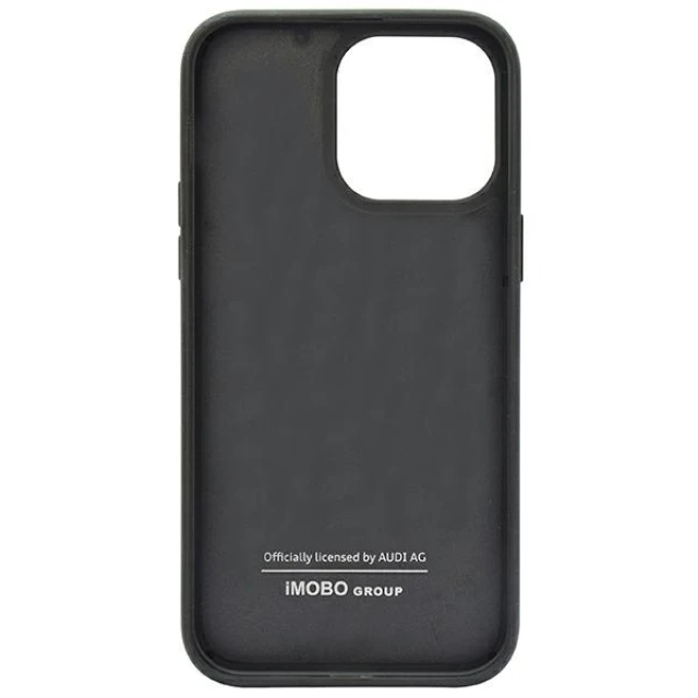 Чехол Audi Carbon Fiber Stripe для iPhone 14 Pro Black (AUS-TPUPCIP14P-R8/D1-BK)
