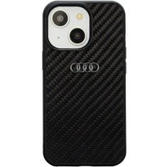 Чохол Audi Carbon Fiber для iPhone 14 | 13 Black (AU-TPUPCIP14-R8/D2-BK)