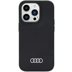Чохол Audi Silicone Case для iPhone 14 Pro Max Black (AU-LSRIP14PM-Q3/D1-BK)
