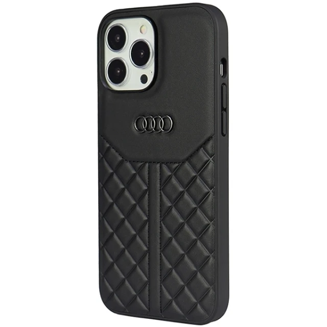 Чохол Audi Genuine Leather для iPhone 13 Pro Black (AU-TPUPCIP13P-Q8/D1-BK)