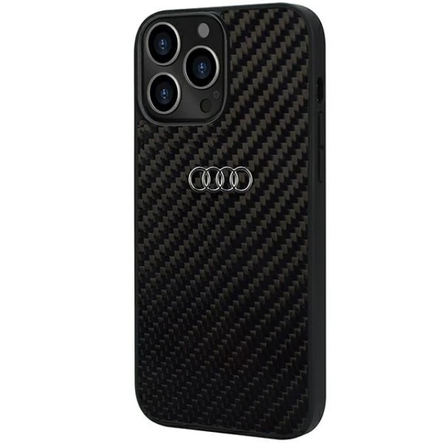Чохол Audi Carbon Fiber для iPhone 13 Pro Max Black (AU-TPUPCIP13PM-R8/D2-BK)