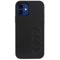 Чохол Audi Synthetic Leather для iPhone 12 | 12 Pro Black (AU-TPUPCIP12P-TT/D1-BK)