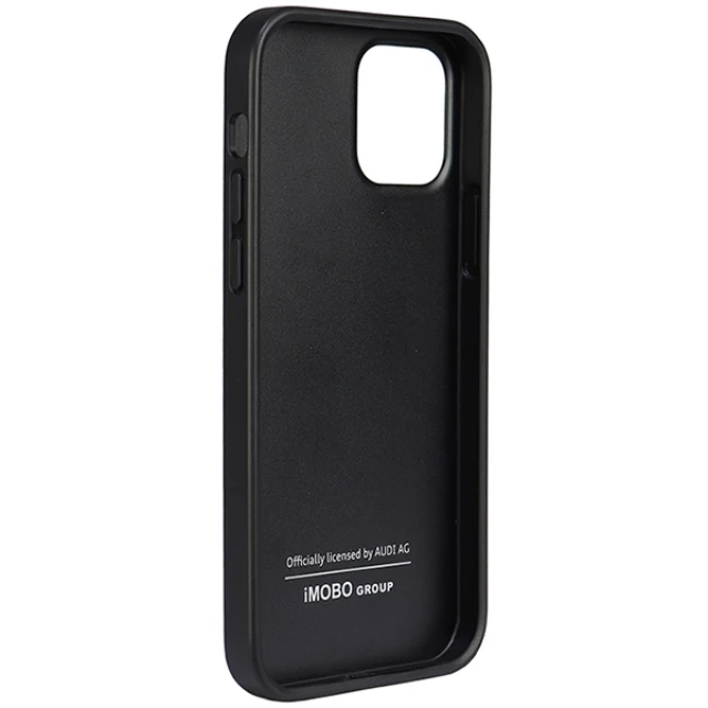 Чехол Audi Synthetic Leather для iPhone 12 | 12 Pro Black (AU-TPUPCIP12P-TT/D1-BK)