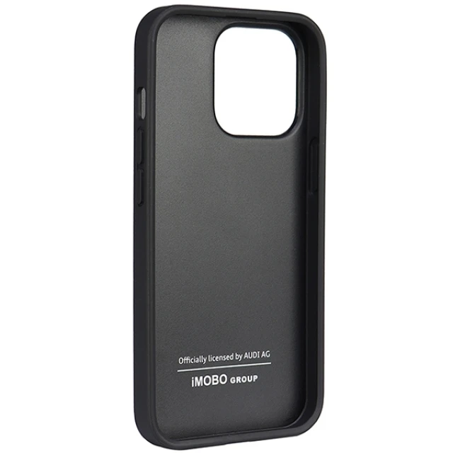 Чохол Audi Synthetic Leather для iPhone 13 Pro Black (AU-TPUPCIP13P-TT/D1-BK)