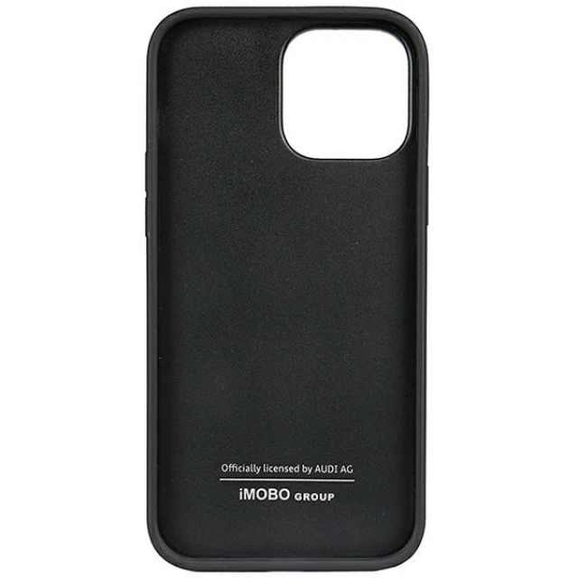 Чохол Audi Synthetic Leather для iPhone 13 Pro Max Black (AU-TPUPCIP13PM-TT/D1-BK)