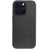 Чехол Audi Synthetic Leather для iPhone 14 Pro Black (AU-TPUPCIP14P-TT/D1-BK)