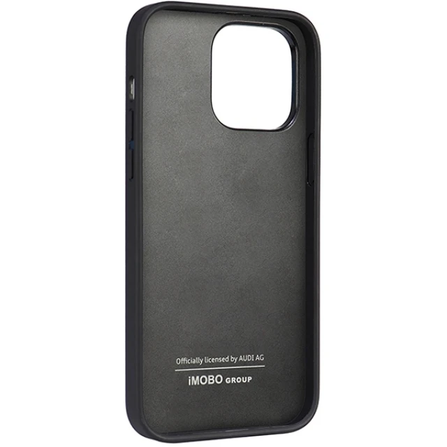 Чохол Audi Synthetic Leather для iPhone 14 Pro Max Black (AU-TPUPCIP14PM-TT/D1-BK)