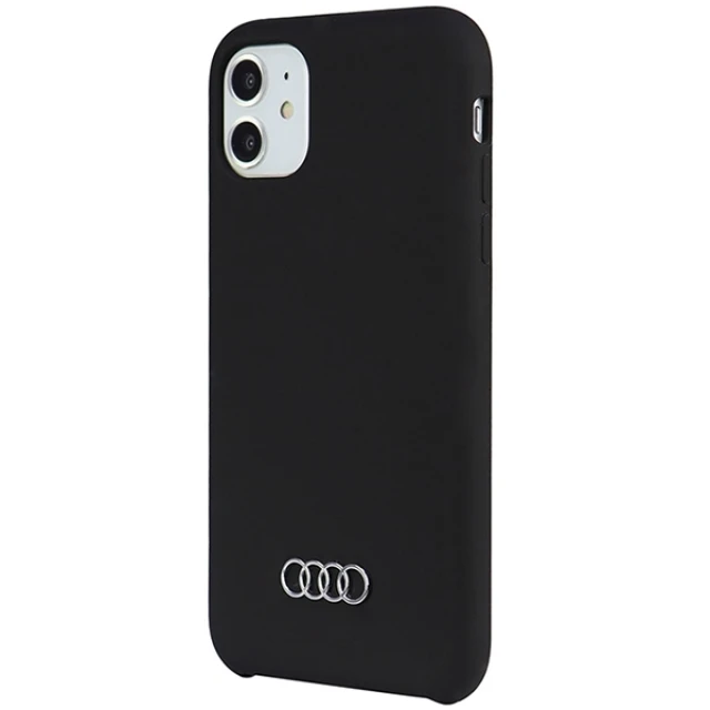 Чохол Audi Silicone Case для iPhone 11 | XR Black (AU-LSRIP11-Q3/D1-BK)
