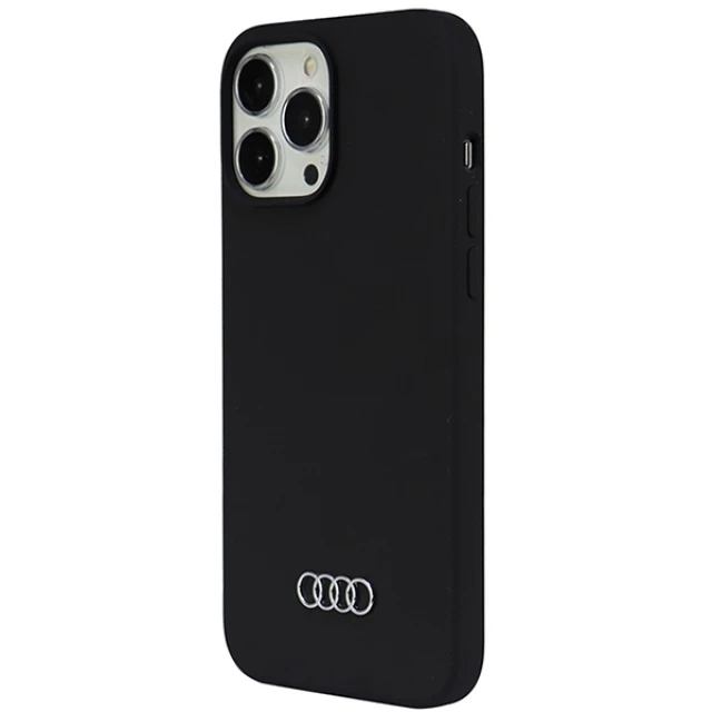 Чехол Audi Silicone Case для iPhone 13 Pro Max Black (AU-LSRIP13PM-Q3/D1-BK)