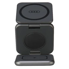 Беспроводное зарядное устройство Audi Big Logo 3-in-1 15W Grey (AU-MWC3IN1-GT/D1-GY)