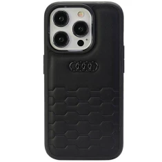 Чехол Audi GT Synthetic Leather для iPhone 15 Pro Black (AU-TPUPCIP15P-GT/D2-BK)