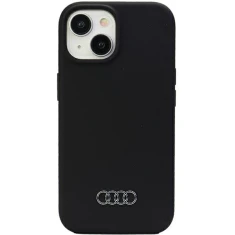 Чохол Audi Silicone Case для iPhone 15 Plus Black (AU-LSRIP15M-Q3/D1-BK)