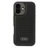 Чохол Audi Synthetic Leather для iPhone 16 Black with MagSafe (AU-TPUPCMIP16-GT/D3-BK)