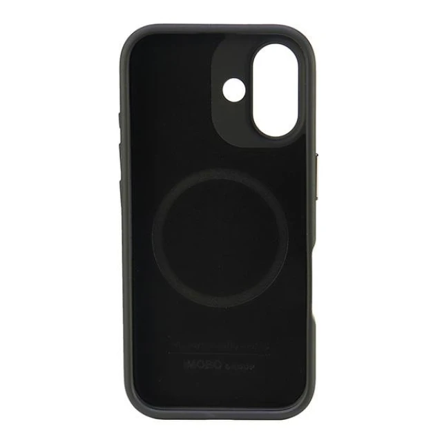 Чохол Audi Synthetic Leather для iPhone 16 Plus Black with MagSafe (AU-TPUPCMIP16M-GT/D3-BK)
