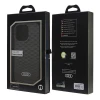 Чохол Audi IML Stitching Pattern для iPhone 16 Pro Black with MagSafe (AU-IMLMIP16P-Q5/D3-BK)