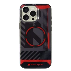 Чохол Audi IML Sport для iPhone 16 Pro Max Black with MagSafe (AUS-IMLMIP16PM-RSQ/D2-BK)