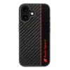 Чохол Audi Carbon Fiber Stripe для iPhone 16 Black (AUS-TPUPCIP16-R8/D1-BK)